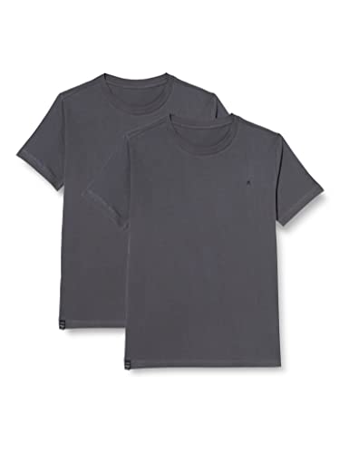 Replay Męski t-shirt M3588, 160 Dark Iron/Dark Iron, XXL, 160 Dark Iron/Dark Iron, XXL