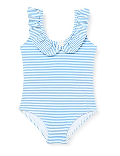 Name It NMFZANNAH Swimsuit Noos jednoczęściowy kostium kąpielowy, Silver Lake Blue, 86/92 Dziewczyny