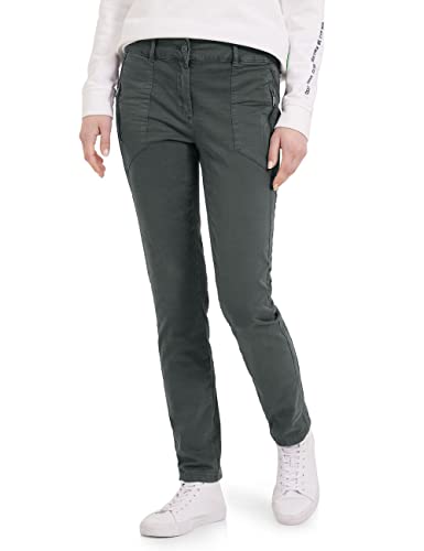 Cecil Damskie spodnie materiałowe B376002, luźne, Easy Khaki, W28/L32, Easy Khaki, 28W / 32L