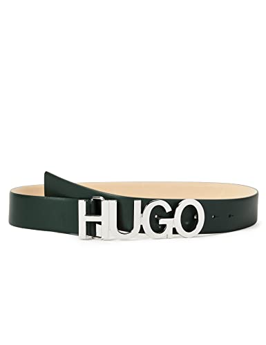 HUGO Damski pasek Zula 4 cm - ZL, Ciemnobeżowy, 44