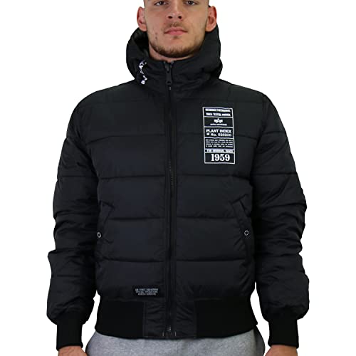 ALPHA INDUSTRIES Męska bluza z kapturem Fd Rev. kurtka dziecięca, Vintage Green, XXL