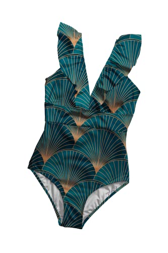 Averie Damski strój kąpielowy Lucia One Piece, niebieski, XS