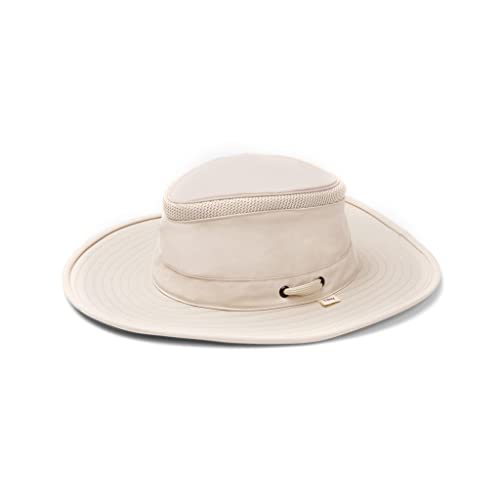 Tilley Unisex's Ltm6 Airflo szeroki daszek czapka przeciwsłoneczna z recyklingu, jasny kamień, 7.125