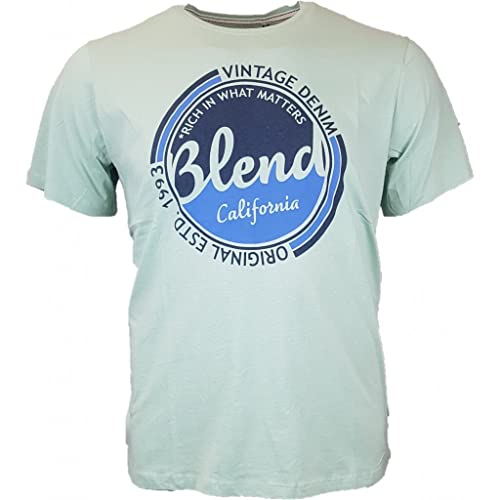 Blend Męski T-shirt T-shirt, 146007/Sea Foam, M, 146007/Sea Foam, M