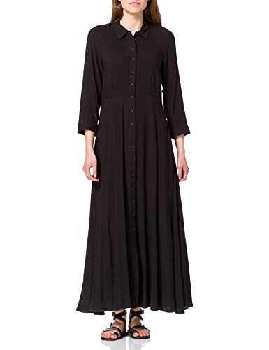YAS Damska koszulka Yassavanna Long Shirt Dress - Noos S, Black 2, S