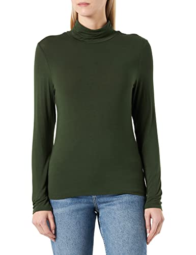 ICHI Damska koszulka IHPHILUCA LS T-shirt, 190417/Kombu Green, XS