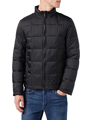 dockers Męska kurtka nylonowa Lightweight Quilted, Piękna czerń, M