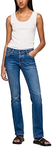 Pepe Jeans Jeansy damskie Piccadilly, Niebieski (Denim-gv9), 32W / 30L