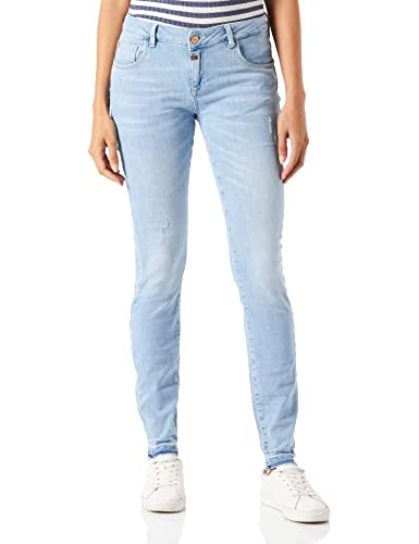 Timezone Damskie legginsy AleenaTZ 7/8, Fresh Blue wash, 27/32