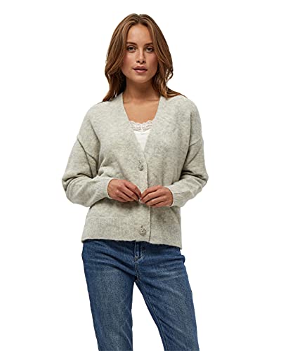 Peppercorn Sweter damski Penelope Cardigan, Silver Birch Mel, XS