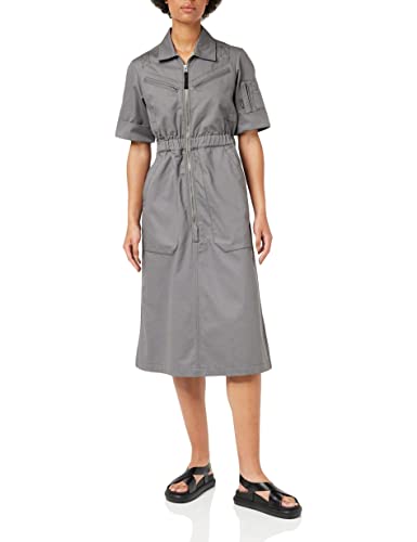 G-STAR RAW, Damska sukienka Flightsuit, Grau (Granit C962-1468), M