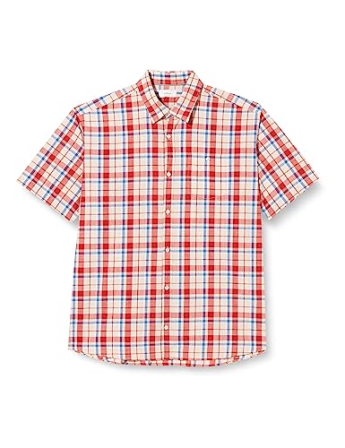 s.Oliver Męska koszula z krótkim rękawem, czerwony, 5XL