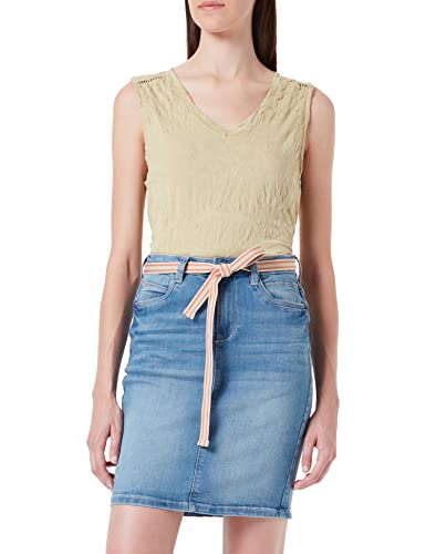 TOM TAILOR Damski Koszulka Top 1031766, 28725 - Light Moderate Olive, 3XL