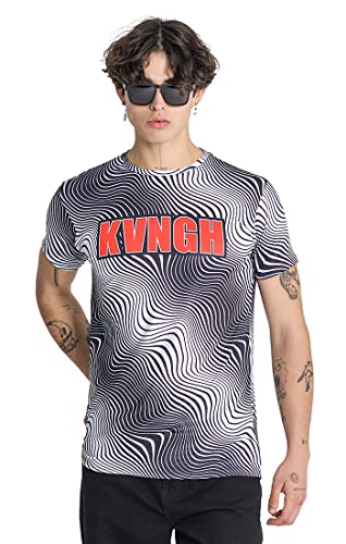 Gianni Kavanagh Black Acronym koszulka męska T-Shirt, Czarny, XXL