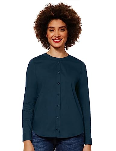 Street One Damska bluzka, niebieski (Deep Teal Blue), 40