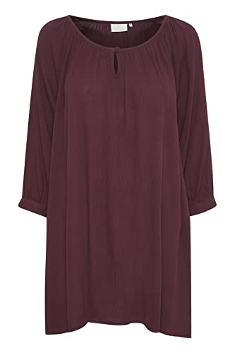KAFFE Amber Tunic Koszula damska, Winetasting, 34