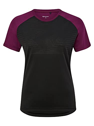 Ziener Damska koszulka funkcyjna Nabuca - rower, outdoor, fitness, sport - oddychająca, szybkoschnąca, z krótkim rękawem,