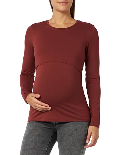 Noppies Nore Nursing Bi-Stretch Top Ls T-shirt damski, Sable - N144, M
