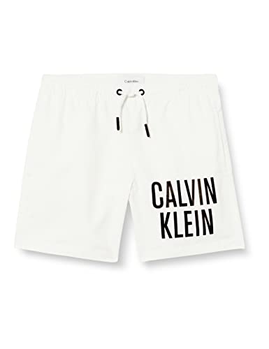 Calvin Klein Średni sznurek dla chłopców, biały, 12-14 Lat