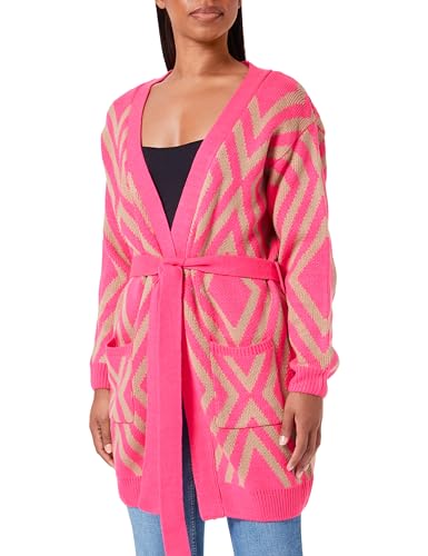 LIBBI Damski kardigan 12325134-LI01, różowo-beżowy, XL/XXL, różowy beżowy., XL-XXL