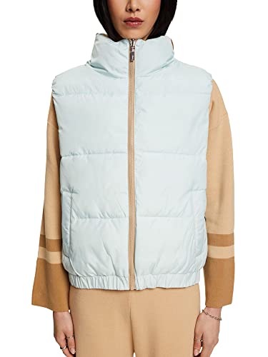 ESPRIT Collection Kamizelka damska, 390/Light Aqua Green, XXL