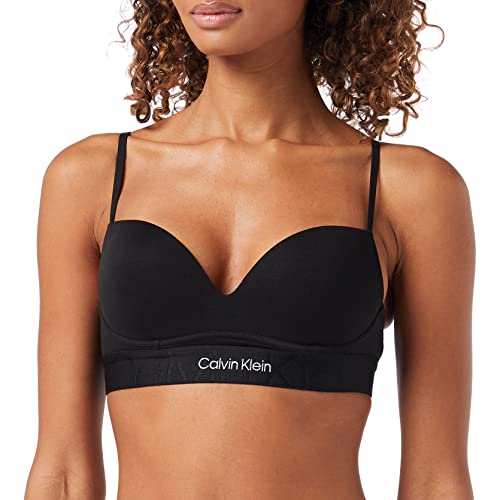 Calvin Klein Damska biustonosz Push Up (Wf), czarny, 36C, Czarny, 80C