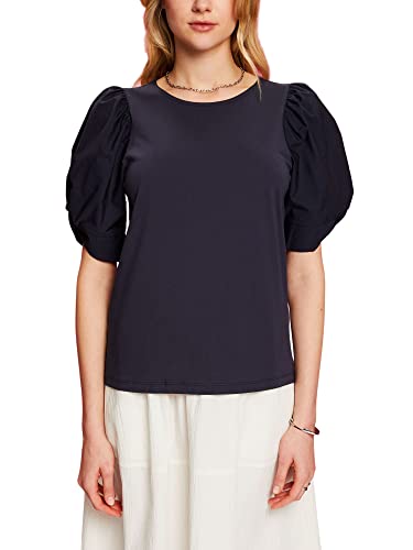 ESPRIT Collection Damska koszulka 053EO1K310, 400/NAVY, L, 400/granatowy., L