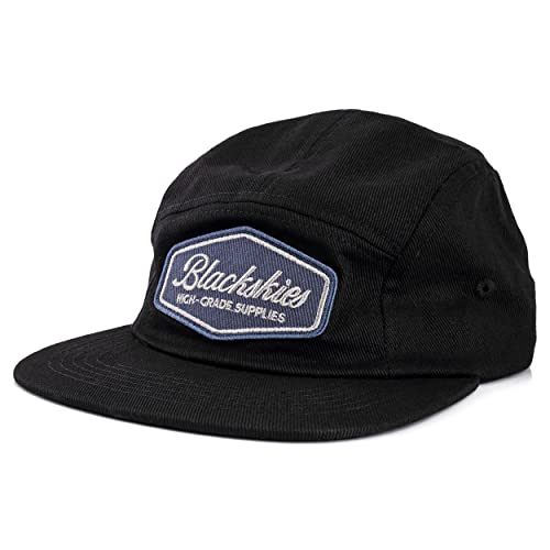 Blackskies Oasis 5-panelowa czapka z daszkiem, uniseks, czapka bejsbolowa, czapka snapback, regulowana, rozmiar uniwersalny, Oasis kruczoczarny, jeden rozmiar