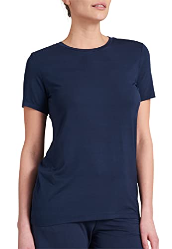 Schiesser Damski top od piżamy, Blau, 38