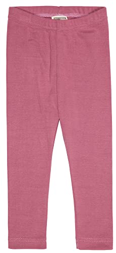 loud + proud Legginsy dziewczęce, spodnie z certyfikatem GOTS, szare, 74/80