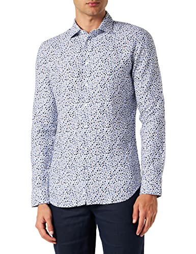 Seidensticker Męska koszula z długim rękawem Extra Slim Fit, Besch, 43