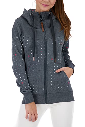 alife & kickin Damska bluza z kapturem Palinaak B, morski, XL
