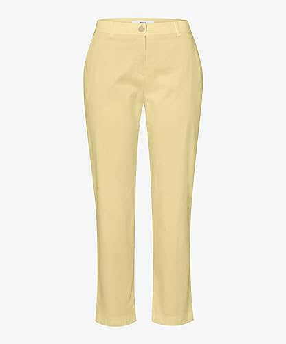 BRAX Damskie spodnie Style Mel S ultralekkie bawełniane spodnie, banana, 46, banan, 36W / 32L