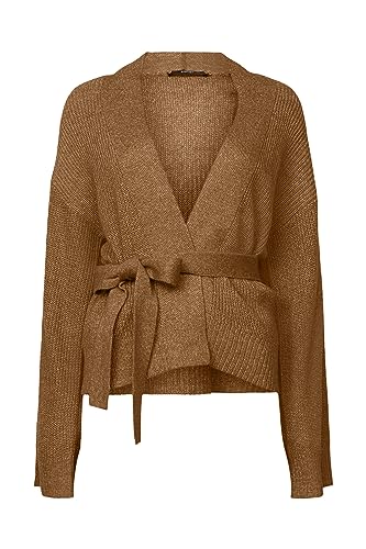 ESPRIT Damski kardigan z dzianiny, 237/Caramel 3, L