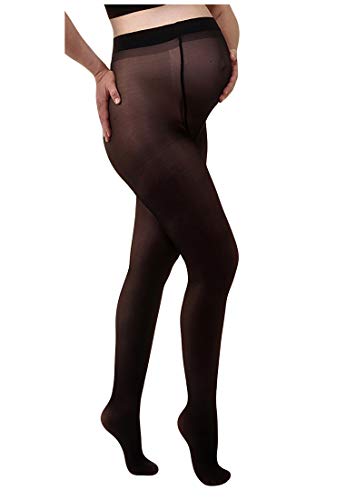 MAMSY Rajstopy damskie 40den, Czarny, L