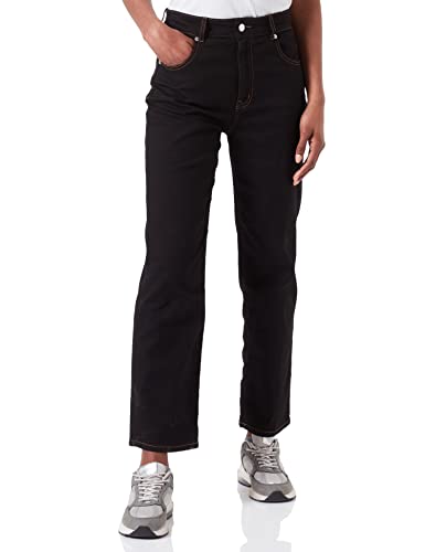 Love Moschino Damskie Spodnie Casual, Czarny, 26