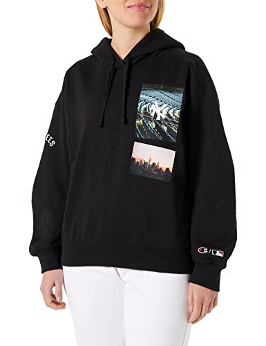 Champion Damska bluza z kapturem Rochester 1919 MLB, czarna, S, czarny, S