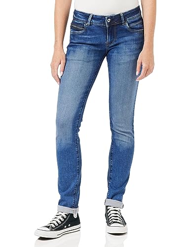 Pepe Jeans dżinsy damskie new brooke, Niebieski (Denim-vw3), 27W / 30L
