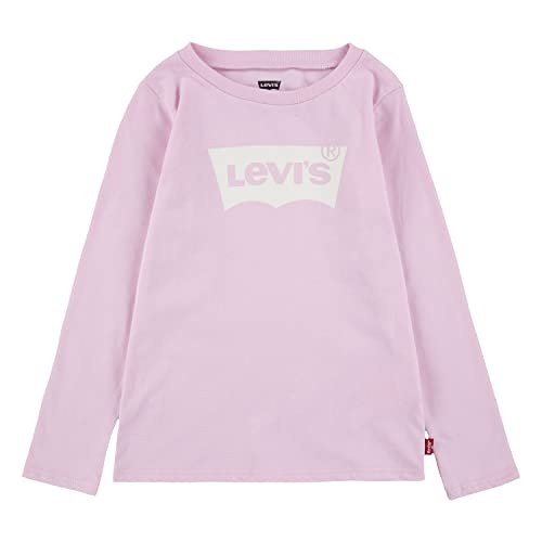Levi's Kids Koszulka dziewczęca Lvg L/S Batwing Tee, Roseate Spoonbill, 3 lat