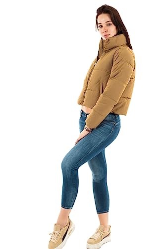 ONLY ONLDOLLY Kurtka damska z krótkim rękawem OTW NOOS Quilted Jacket, Tigers Eye, S