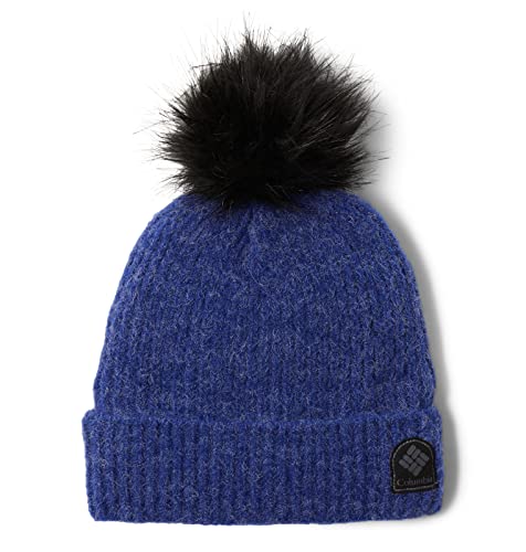 Columbia Czapka typu beanie unisex Winter Blur Pom Beanie, szafirowy, ciemny, jeden rozmiar