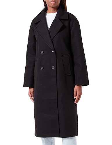Bestseller A/S Onlwembley L/S Ovsize Coat TLR Noos płaszcz damski, czarny, 40