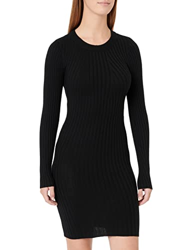 VERO MODA Damska sukienka Vmkiki Ls O-Neck Ga Noos, czarny, XL