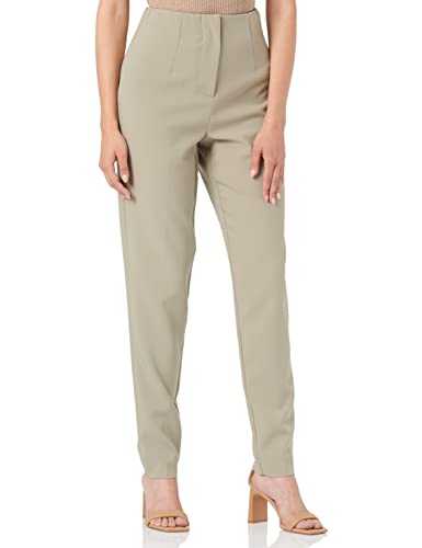 VERO MODA Spodnie damskie VMSANDY HR Tapered Pant NOOS, Laurel Oak, 34-S-L