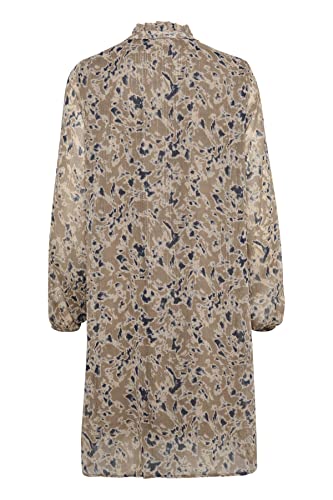 KAFFE Kasunda Sukienka Casual Kobiety, Fallen Rock/Blue Print, 38