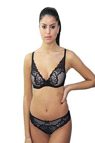 Chantelle - Orangeria - biustonosz z miseczkami, czarny, 75C