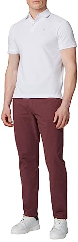 Hackett London Spodnie męskie, Czerwony (kasztanowy), 30W / 32L