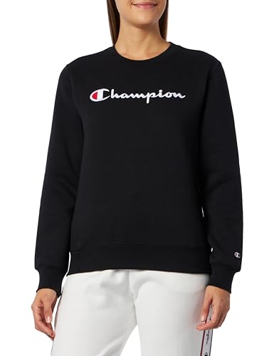 Champion Legacy American Classics W-Light Powerblend Fleece Crewneck Bluza Damska, Czarny, L