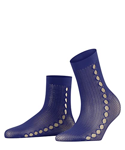 FALKE Kobiety Skarpety Supersize Net W SO Trwałe przezroczyste z wzorem 1 Para, Niebieski (Imperial 6065), Jednym rozmiarze