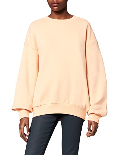 NA-KD Damski sweter oversize z opuszczonymi ramionami, Brzoskwinia, 34